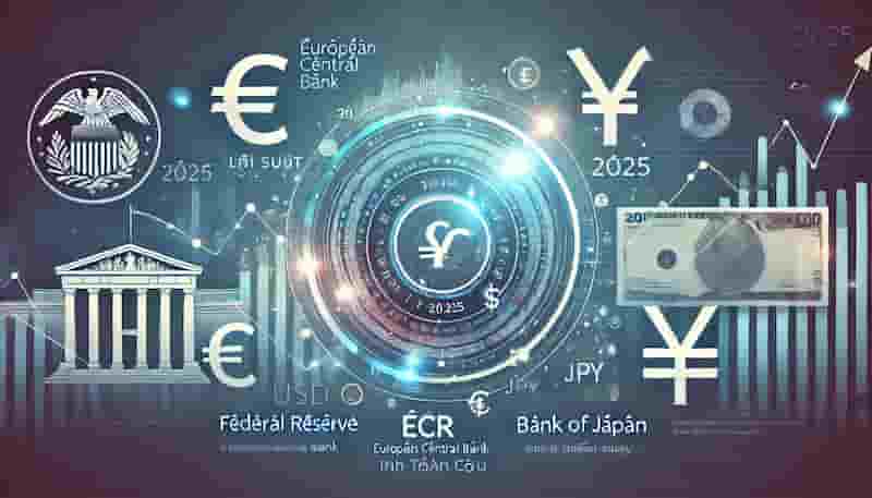 Lãi suất và chính sách tiền tệ: Fed, ECB, BOJ thu hút chú ý 2025.