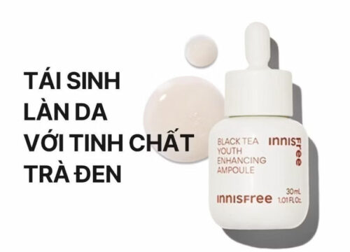 Review Tinh chất trà đen Innisfree phục hồi da, chống lão hóa