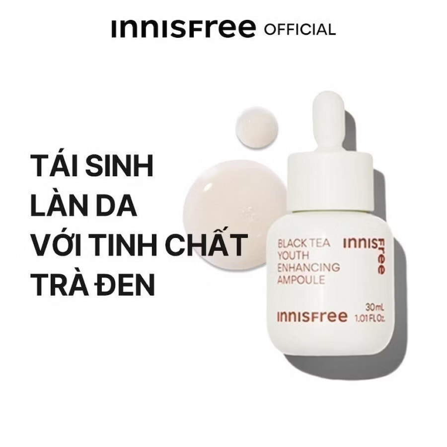 Review Tinh chất trà đen Innisfree phục hồi da, chống lão hóa