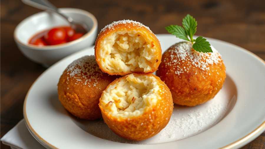 Arancini - Viên Cơm Chiên Giòn Rụm