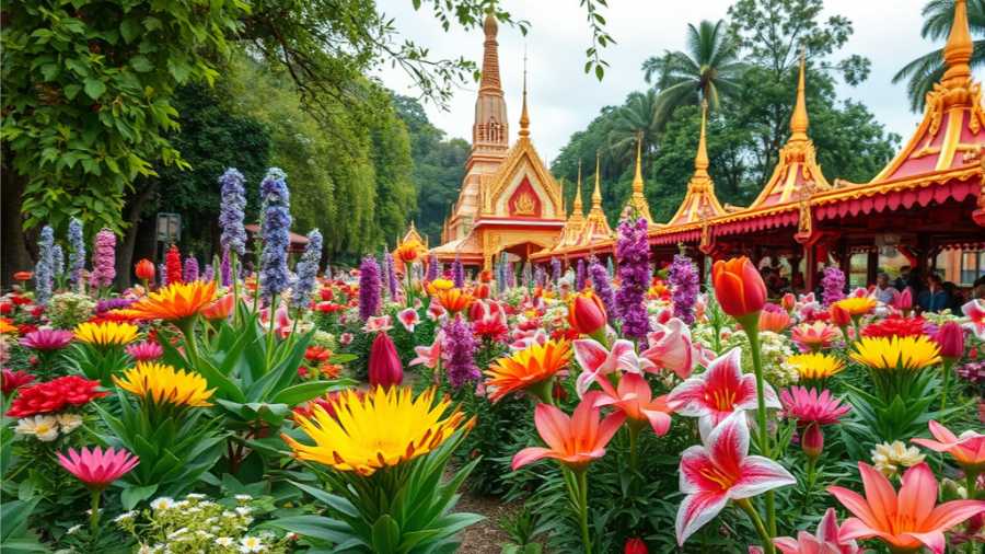 Lễ hội Hoa Đà Lạt (Chiang Mai)-Sự tuyệt vời của thiên nhiên và nghệ thuật