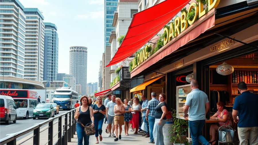 Mua Sắm và Ẩm Thực tại Darling Harbour
