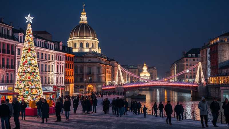 Lễ hội ánh sáng Lyon (Pháp) Một trong những lễ hội mùa đông rực rỡ nhất thế giới