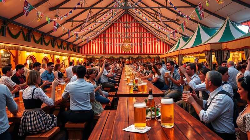 Oktoberfest (Đức) Lễ hội bia lớn nhất thế giới, kéo dài suốt tháng 9 – 10
