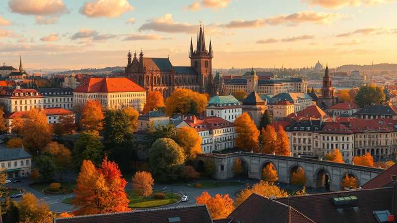 Prague (Séc) Một trong những thành phố đẹp nhất châu Âu vào mùa thu