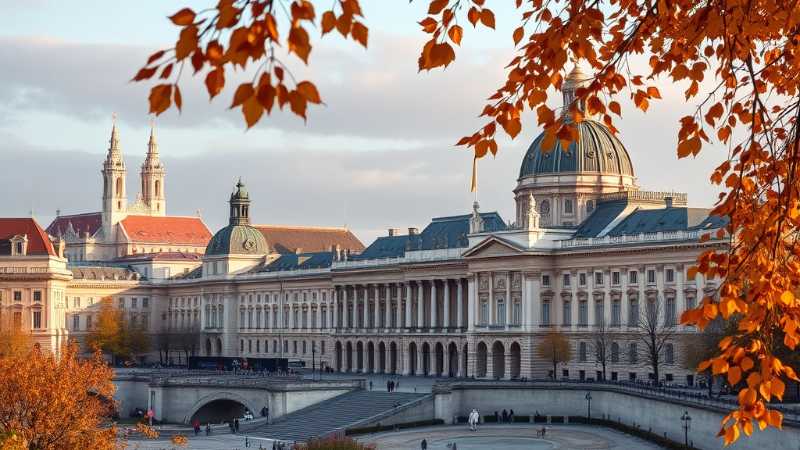 Vienna (Áo) Thành phố mang vẻ đẹp cổ kính kết hợp cùng màu sắc lãng mạn của lá vàng