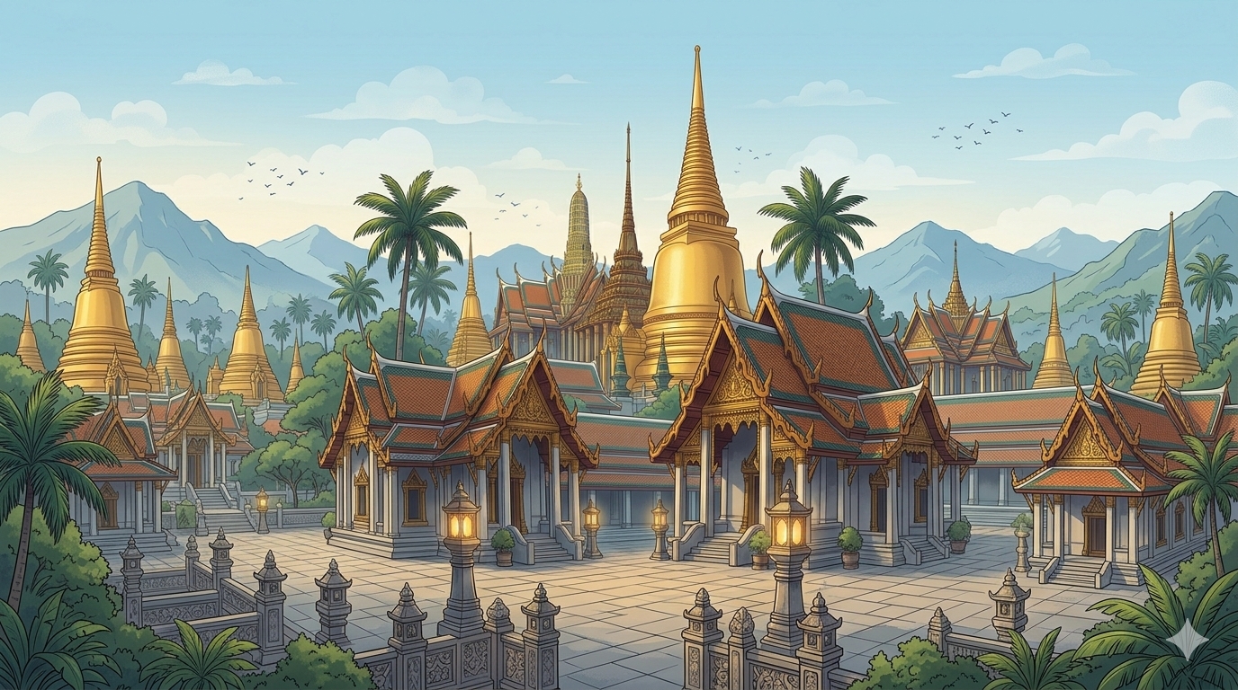 đền chùa Thái Lan