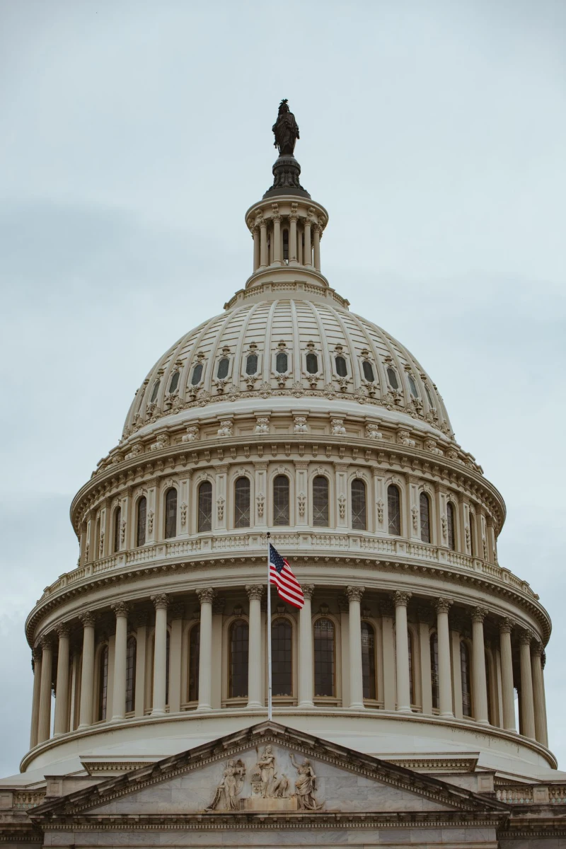 Tòa nhà Quốc hội Mỹ Capitol Hill trong mùa bầu cử